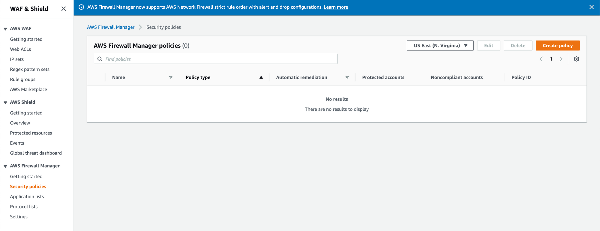 Implementing AWS Shield & WAF using AWS Firewall Manager