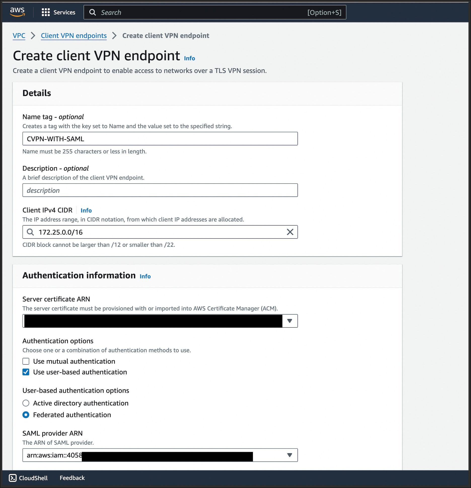 AWS Client VPN Using SAML Authentication