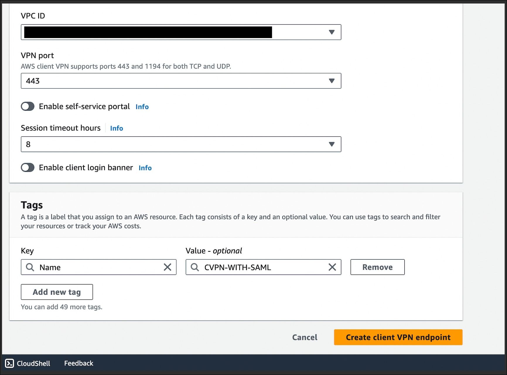 AWS Client VPN Using SAML Authentication