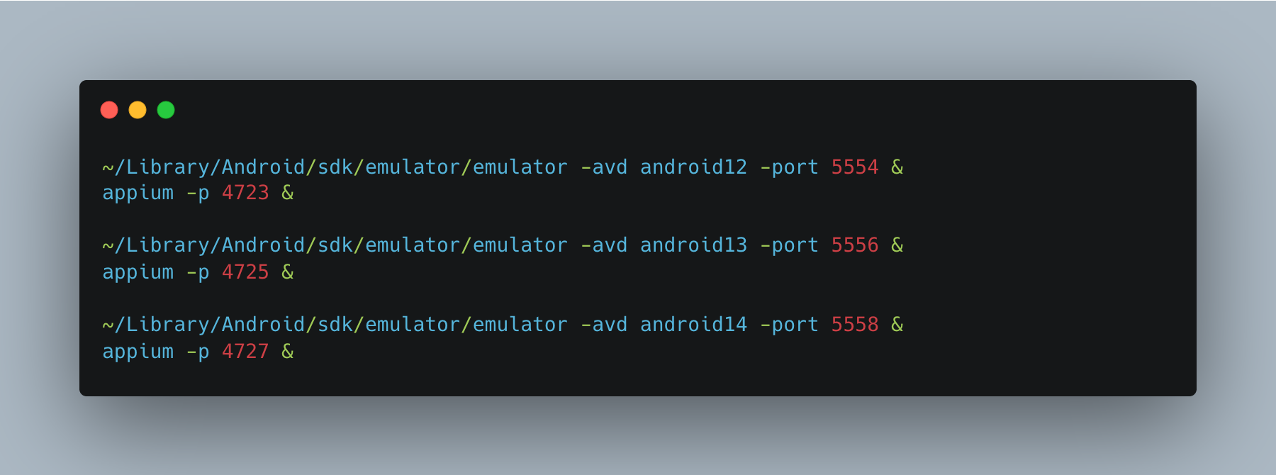 Parallel Android UI Automation